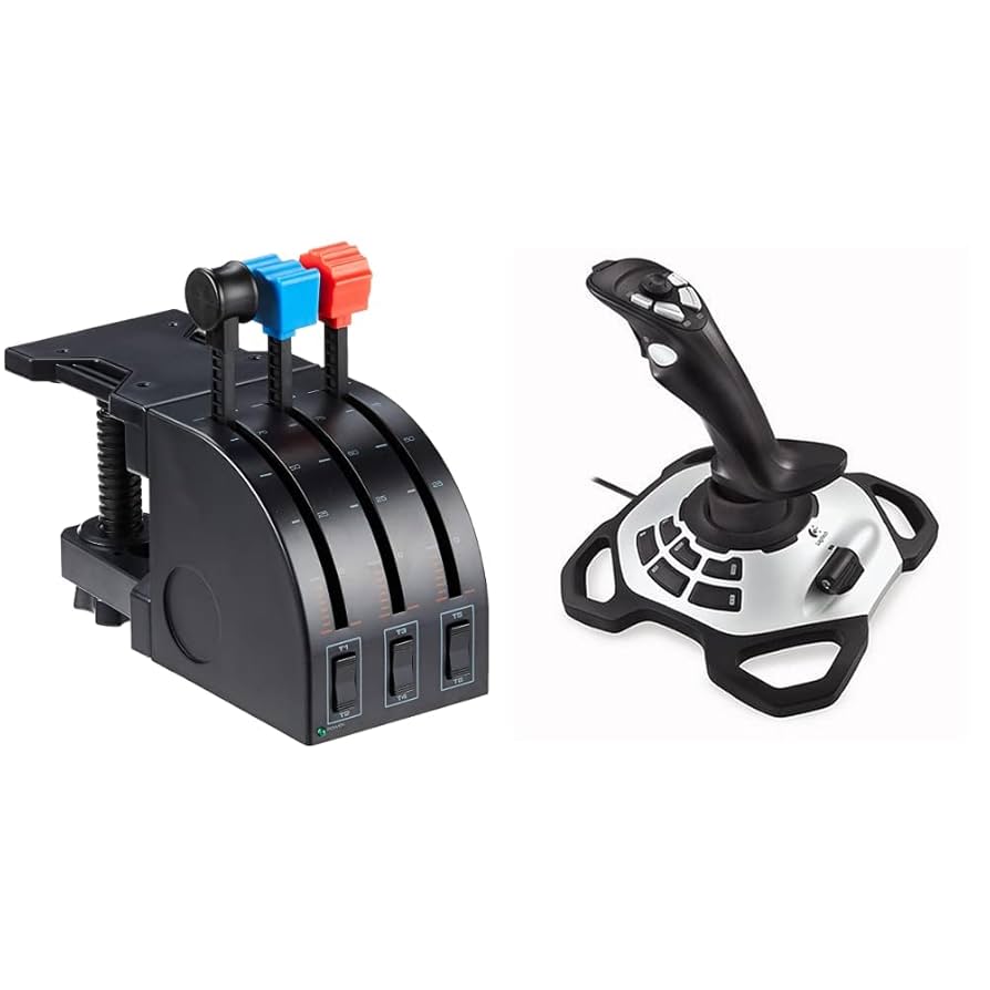PC用ゲームコントローラー・コンバーター Logitech G (Saitek Pro) Flight Throttle PC用ゲームコントローラー・コンバーター Logitech G (Saitek